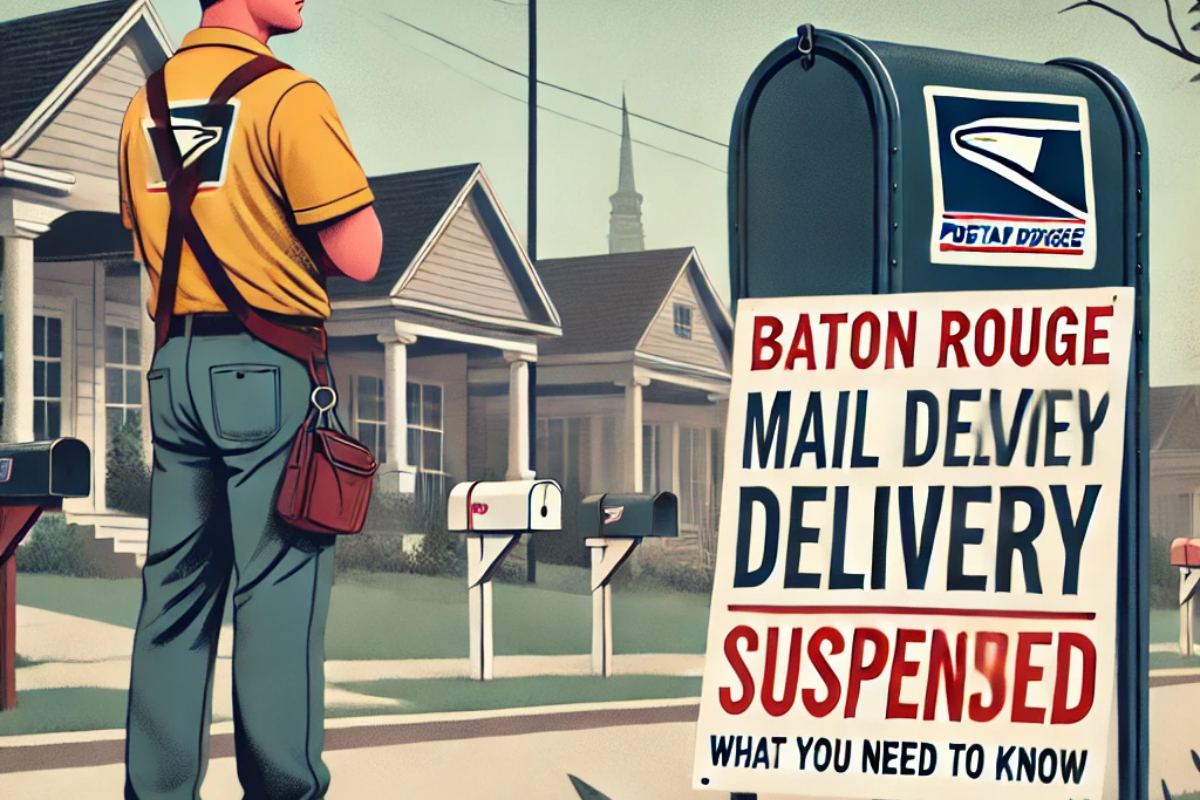 Baton Rouge Mail Delivery Suspension